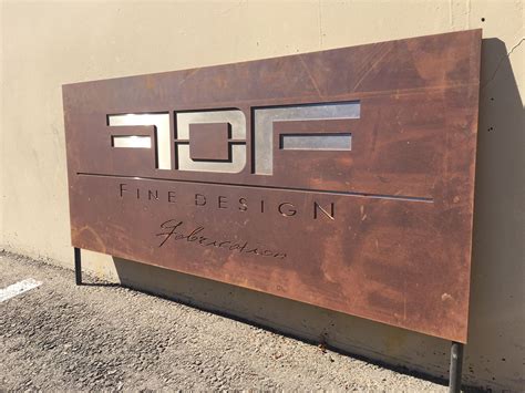 kansas city metal fabrication signs|metal signs for business.